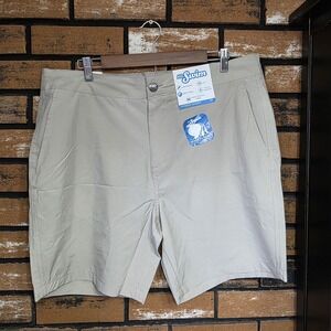 Mr. Swim Hybrid Khaki Shorts‎ 38 Beach Performance Lightweight UPF Breathable